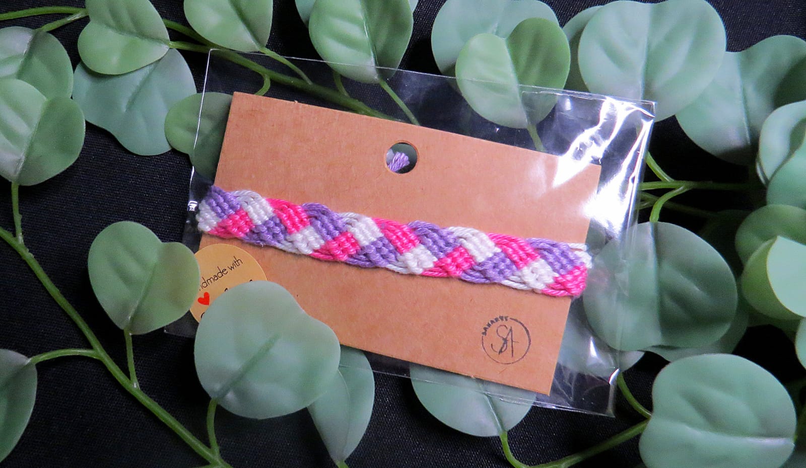 Handwoven bracelet squares A